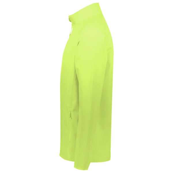 Team 365 Men's Leader Soft Shell Jacket, Safety Yellow, Left Sleeve view
