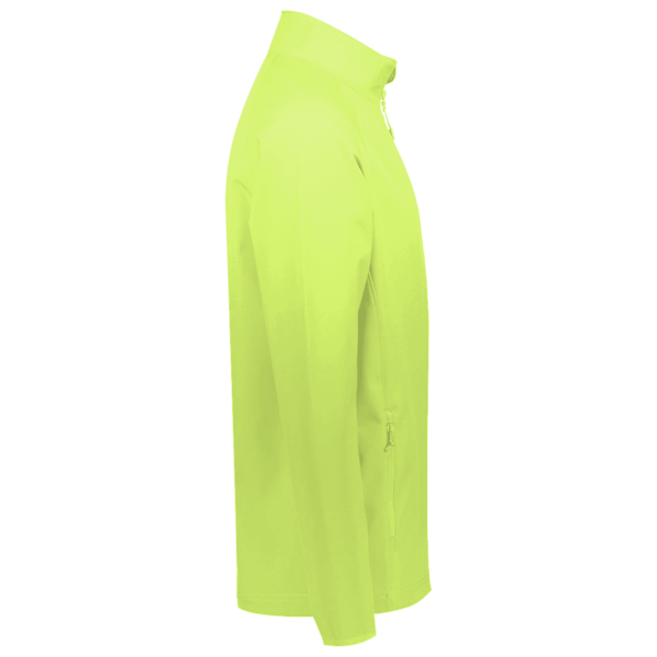 Team 365 Men's Leader Soft Shell Jacket, Safety Yellow, Right Sleeve view
