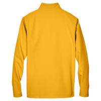 Team 365 Men's Leader Soft Shell Jacket, Sport Athletic Gold, Back view