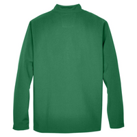 Team 365 Men's Leader Soft Shell Jacket, Sport Dark Green, Back view
