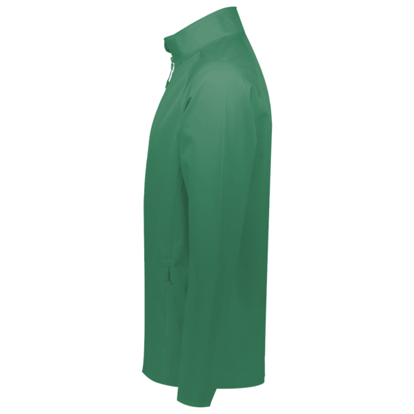 Team 365 Men's Leader Soft Shell Jacket, Sport Dark Green, Left Sleeve view