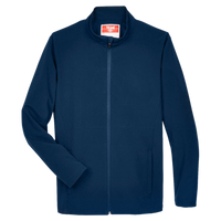 Team 365 Men's Leader Soft Shell Jacket, Sport Dark Navy, Front view