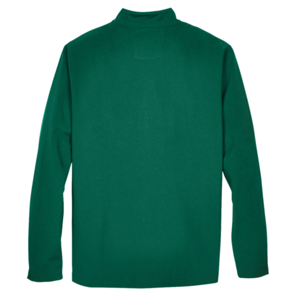 Team 365 Men's Leader Soft Shell Jacket, Sport Forest, Back view