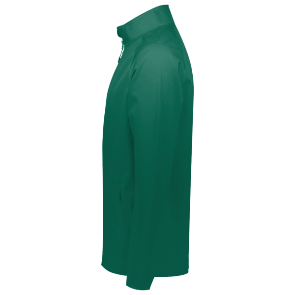 Team 365 Men's Leader Soft Shell Jacket, Sport Forest, Left Sleeve view