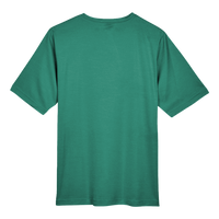 Team 365 Men's Sonic Heather Performance T-Shirt, Sport Forest Heather, Back view