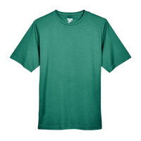Team 365 Men's Sonic Heather Performance T-Shirt, Sport Forest Heather, Front view