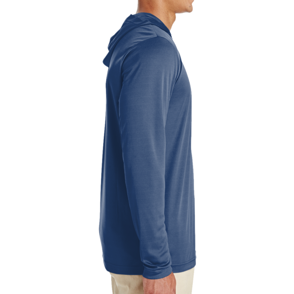 Team 365 Men's Zone Performance Hooded T-Shirt, Sport Dark Navy, Right Sleeve view