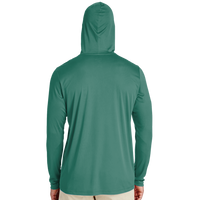 Team 365 Men's Zone Performance Hooded T-Shirt, Sport Forest, Back view