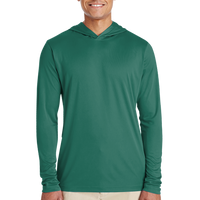 Team 365 Men's Zone Performance Hooded T-Shirt, Sport Forest, Front view