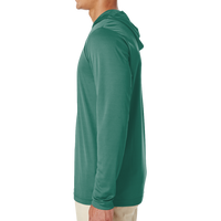 Team 365 Men's Zone Performance Hooded T-Shirt, Sport Forest, Left Sleeve view