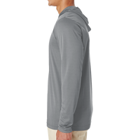 Team 365 Men's Zone Performance Hooded T-Shirt, Sport Graphite, Left Sleeve view