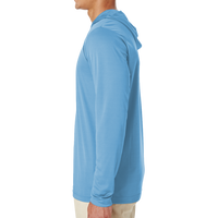 Team 365 Men's Zone Performance Hooded T-Shirt, Sport Light Blue, Left Sleeve view