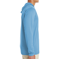 Team 365 Men's Zone Performance Hooded T-Shirt, Sport Light Blue, Right Sleeve view