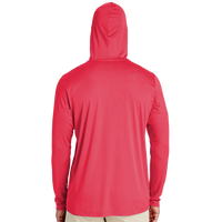 Team 365 Men's Zone Performance Hooded T-Shirt, Sport Red, Back view