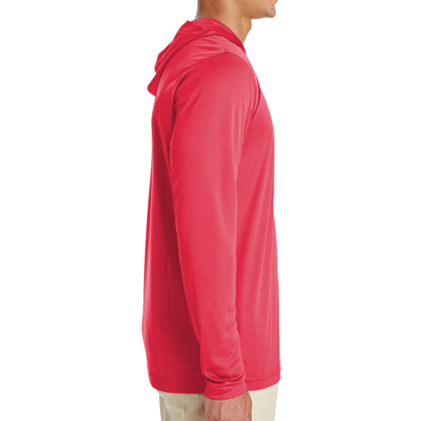 Team 365 Men's Zone Performance Hooded T-Shirt, Sport Red, Right Sleeve view