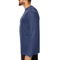 Team 365 Men's Zone Performance Long Sleeve T-Shirt, Sport Dark Navy, Left Sleeve view