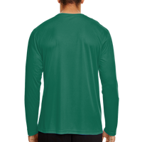 Team 365 Men's Zone Performance Long Sleeve T-Shirt, Sport Forest, Back view