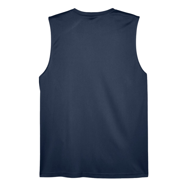 Team 365 Men's Zone Performance Muscle T-Shirt, Sport Dark Navy, Back view