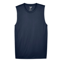 Team 365 Men's Zone Performance Muscle T-Shirt, Sport Dark Navy, Front view