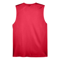 Team 365 Men's Zone Performance Muscle T-Shirt, Sport Red, Back view