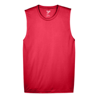 Team 365 Men's Zone Performance Muscle T-Shirt, Sport Red, Front view