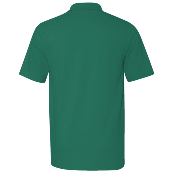 Team 365 Men's Zone Performance Polo, Sport Forest, Back view