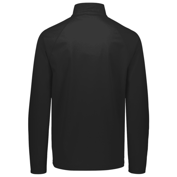 Team 365 Men's Zone Performance Quarter-Zip Pullover, Black, Back view