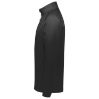 Team 365 Men's Zone Performance Quarter-Zip Pullover, Black, Left Sleeve view