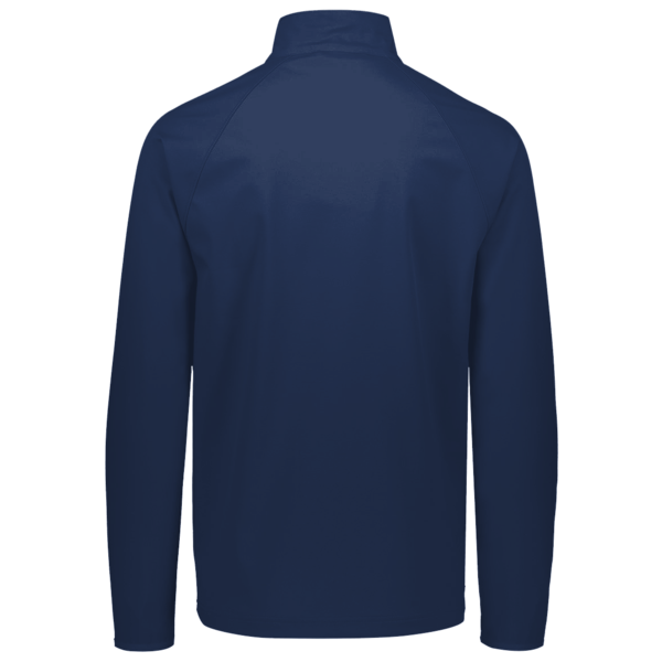 Team 365 Men's Zone Performance Quarter-Zip Pullover, Sport Dark Navy, Back view