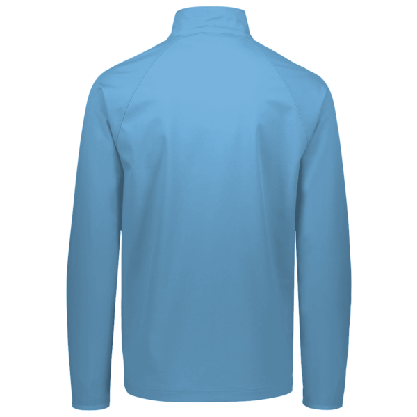 Team 365 Men's Zone Performance Quarter-Zip Pullover, Sport Light Blue, Back view
