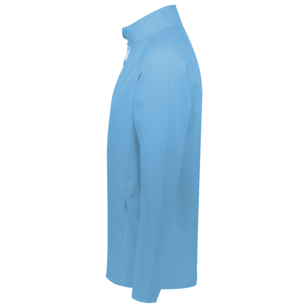 Team 365 Men's Zone Performance Quarter-Zip Pullover, Sport Light Blue, Left Sleeve view