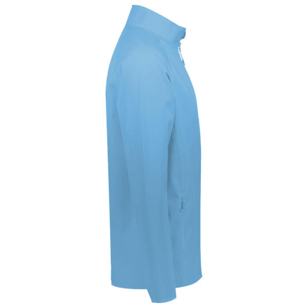 Team 365 Men's Zone Performance Quarter-Zip Pullover, Sport Light Blue, Right Sleeve view