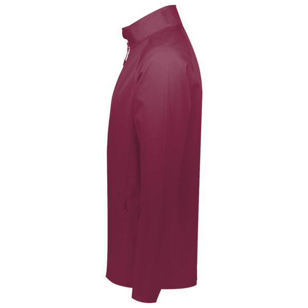 Team 365 Men's Zone Performance Quarter-Zip Pullover, Sport Maroon, Left Sleeve view