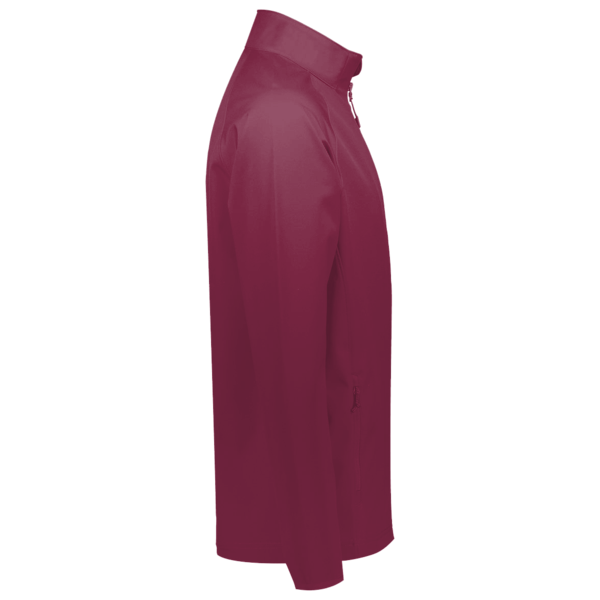 Team 365 Men's Zone Performance Quarter-Zip Pullover, Sport Maroon, Right Sleeve view