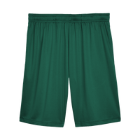 Team 365 Men's Zone Performance Shorts, Sport Forest, Front view