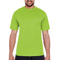 Team 365 Men's Zone Performance T-Shirt, Acid Green, Front view