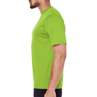 Team 365 Men's Zone Performance T-Shirt, Acid Green, Left Sleeve view