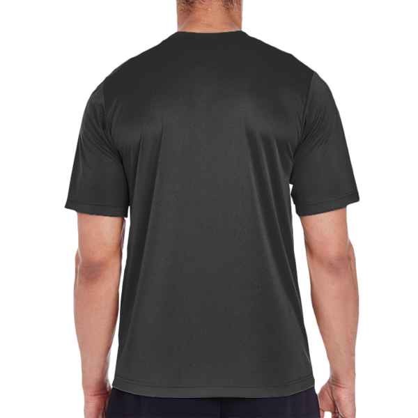Team 365 Men's Zone Performance T-Shirt, Black, Back view