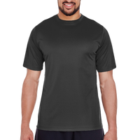 Team 365 Men's Zone Performance T-Shirt, Black, Front view