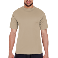 Team 365 Men's Zone Performance T-Shirt, Desert Khaki, Front view