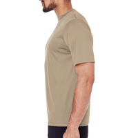 Team 365 Men's Zone Performance T-Shirt, Desert Khaki, Left Sleeve view