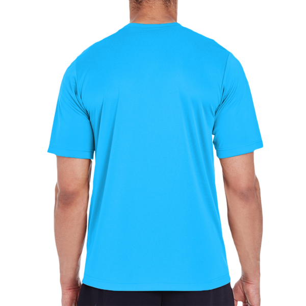 Team 365 Men's Zone Performance T-Shirt, Electric Blue, Back view
