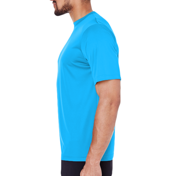 Team 365 Men's Zone Performance T-Shirt, Electric Blue, Left Sleeve view