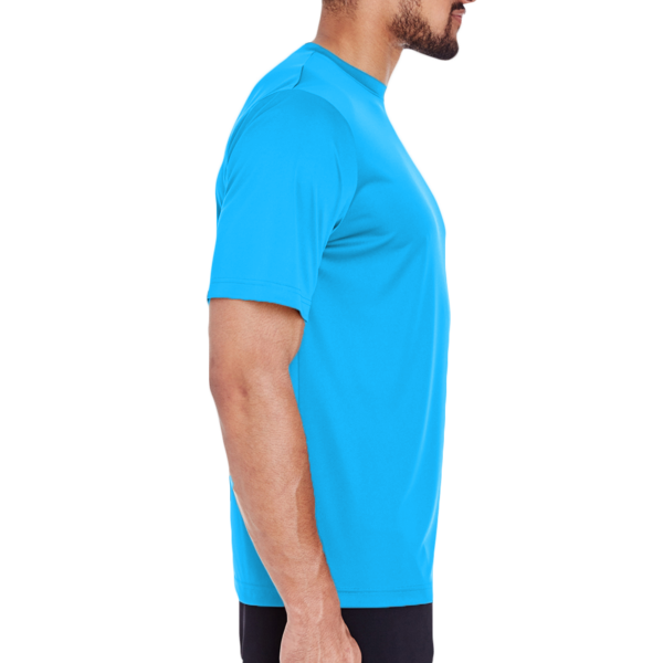 Team 365 Men's Zone Performance T-Shirt, Electric Blue, Right Sleeve view