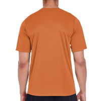Team 365 Men's Zone Performance T-Shirt, Sport Burnt Orange, Back view