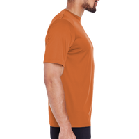 Team 365 Men's Zone Performance T-Shirt, Sport Burnt Orange, Right Sleeve view