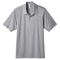 Team 365 Men's Zone Sonic Heather Performance Polo, Athletic Heather, Front view