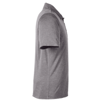 Team 365 Men's Zone Sonic Heather Performance Polo, Dark Grey Heather, Right Sleeve view