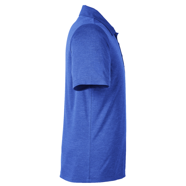 Team 365 Men's Zone Sonic Heather Performance Polo, Sport Royal Heather, Right Sleeve view