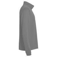 Team 365 Men's Zone Sonic Heather Performance Quarter-Zip Pullover, Dark Grey Heather, Right Sleeve view